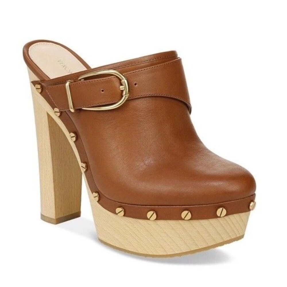 Veronica Beard Alek Clog Platform Mule  9.5 Chunky Studded NWOB  $475